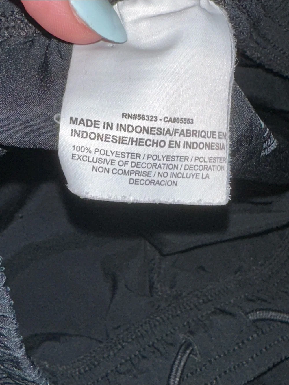 Nike Black Kids Athletic Shorts with White Swoosh